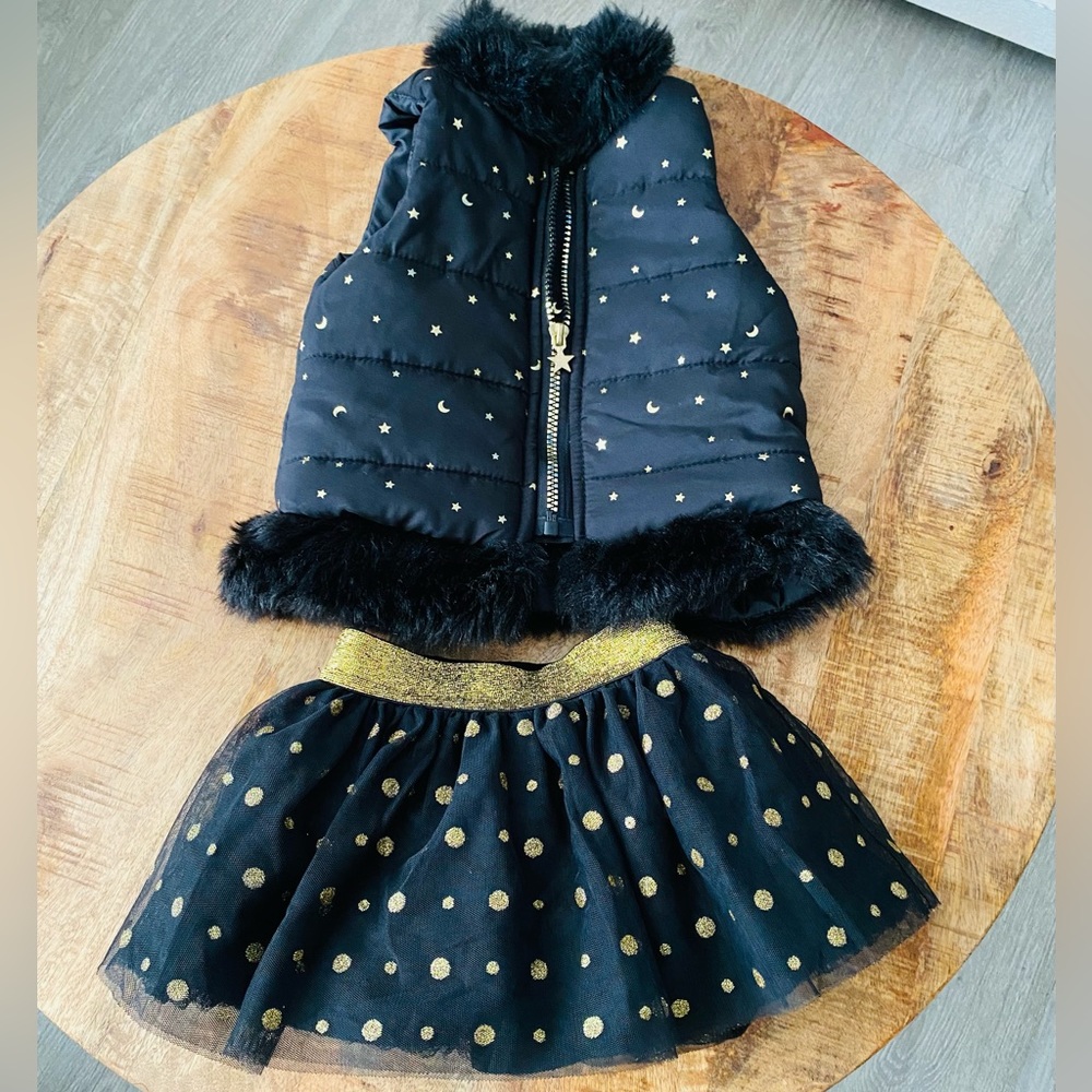 Baby Winter vest And Skirt Set Size 18 Month